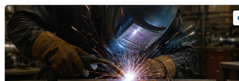 Imagen referencial de trabajos de soldadura industrial